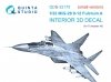 Quinta Studio QDS-32175 MiG-29 9-12 Fulcrum A 3D-Printed & coloured Interior on decal paper (Trumpeter) (Small version) 1/32